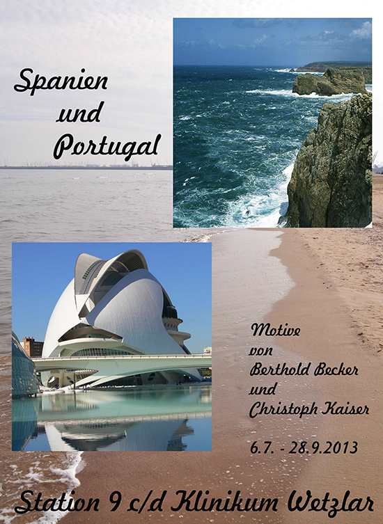 Plakat Portugal und Spanien