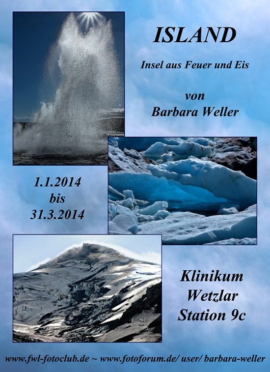 Island - Ausstellung im klinikum von B. Weller